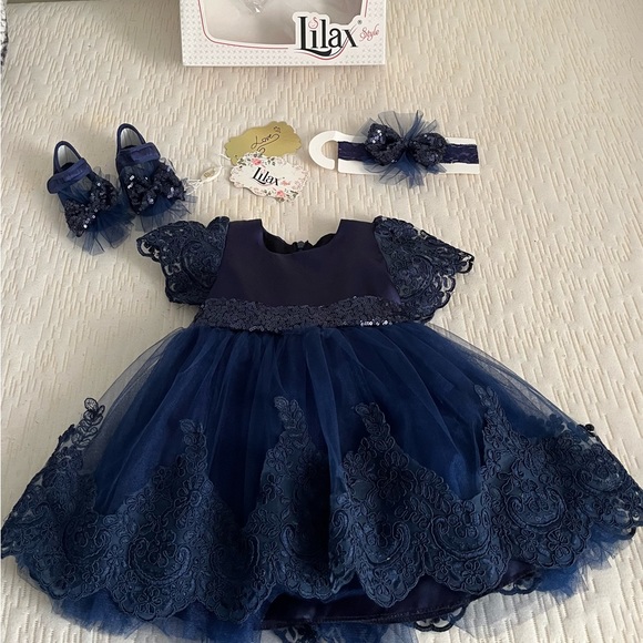 Princess deluxe 3 piece lace frilly dress - Picture 4 of 4